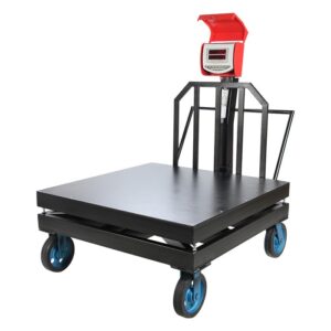 باسکول 2 تنی محک چرخدار مدل mds13000 min 300x300 - باسکول چرخدار 2000 کیلویی سینی گالوانیزه با محافظ نمایشگر محک مدل MDS13000