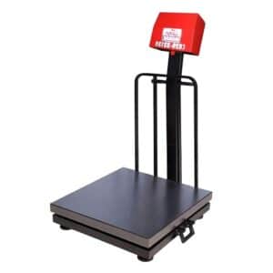 باسکول محک 300 کیلویی با محافظ نمایشگر min 300x300 - باسکول ثابت 300 کیلویی سینی گالوانیزه با محافظ نمایشگر محک مدل MDS13000