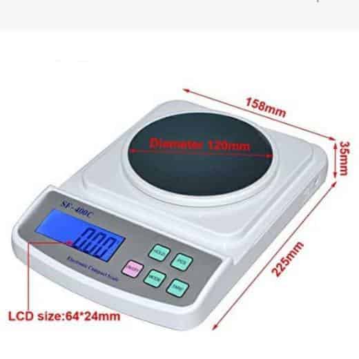 sf400c low 4 ترازو دقت بالا دیجیتال چینی فاقد محفظه مدل SF400C ظرفیت 500 گرم دقت 0/01 گرم